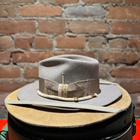 Nick Fouquet × God’s True Cashmere Fedora — Light Stone/Taupe - Picture 4 of 13